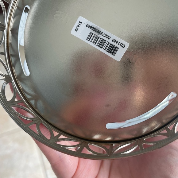 Bath & Body Works “Flower Toss” Floral 3 Wick Candle Holder - Picture 11 of 12